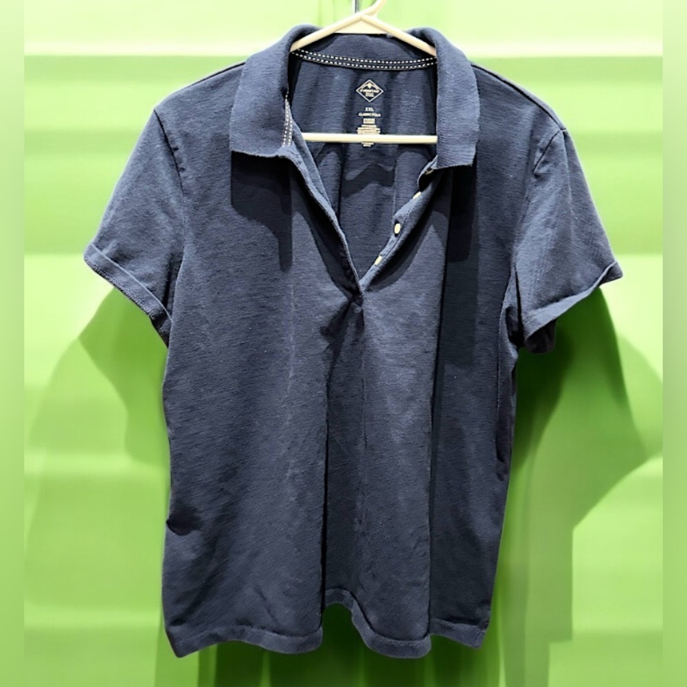 St. John’s bay Men's Blue Polo Shirt 2XL